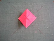 折り紙折り方写真/カメラNo.[13] <br />裏返しました。